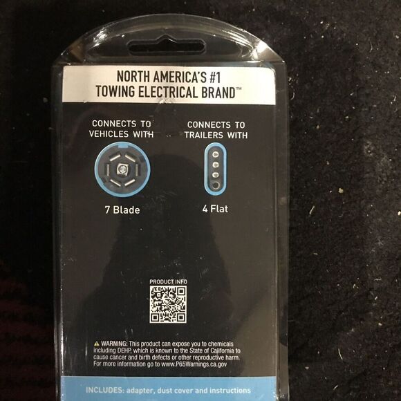 Hopkins 7 Blade To 4 Flat Wire‎ Adapter 47365 - Picture 3 of 6